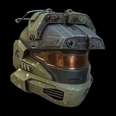 Halo Reach Scout Jun Helmet 3d File Kit Etsy