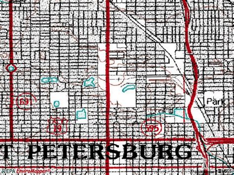 Images And Places Pictures And Info St Petersburg Map With Zip Codes