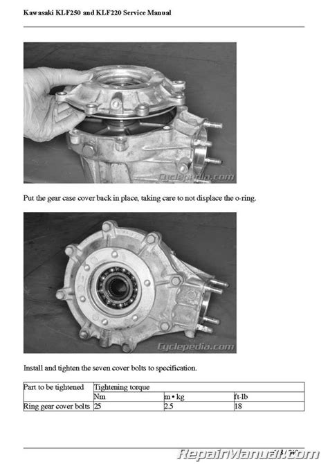 KAWASAKI BAYOU 220 OWNERS MANUAL PDF