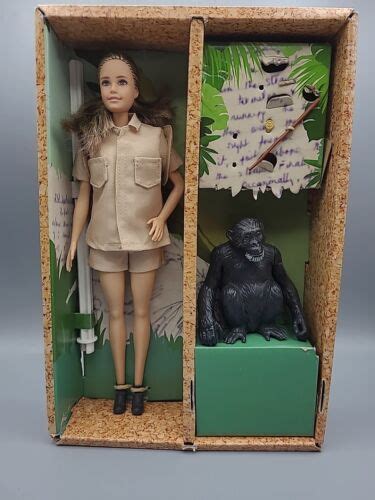 Barbie Signature Dr Jane Goodall Inspiring Women Doll Incomplete Open