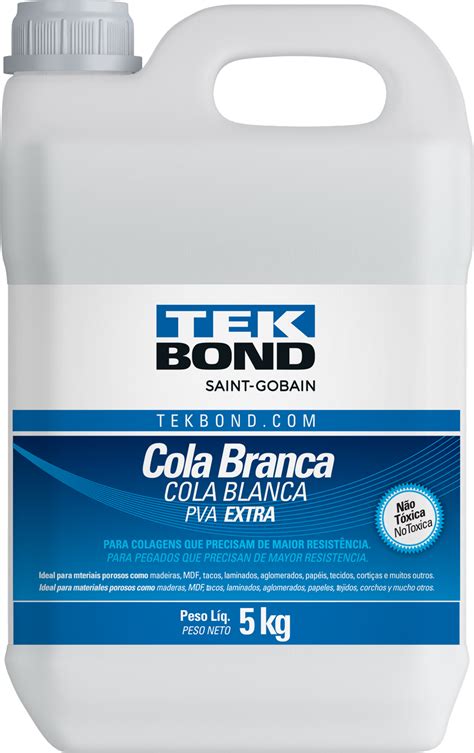 Cola Branca PVA 5kg Tekbond