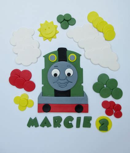 Percy the Tank Engine Cake Topper Edible . | The Cake Fairy Craft