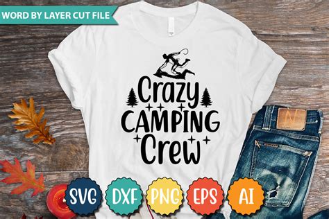 Crazy Camping Crew Svg Graphic By Graphicpicker Creative Fabrica