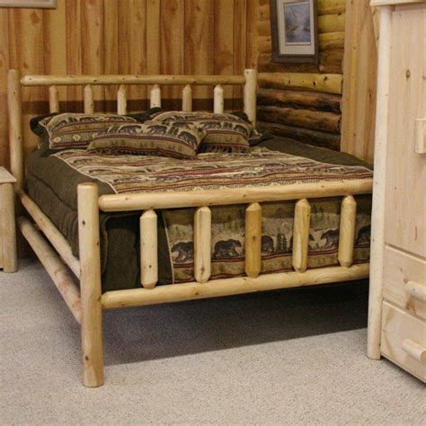 Lakeland Frontier Log Bed Quick Ship Special Log Bed Rustic Log