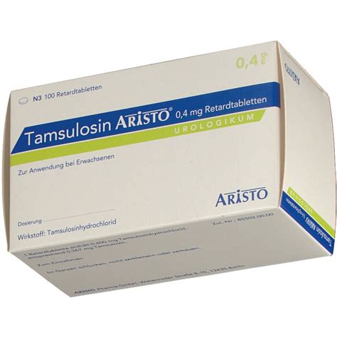 TAMSULOSIN Aristo 0 4 Mg Retardtabletten Shop Apotheke