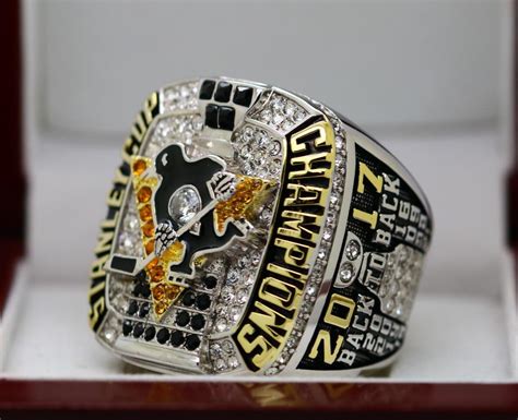 2017 Pittsburgh Penguins Stanley Cup Championship Ring 8 14 Size Crosby