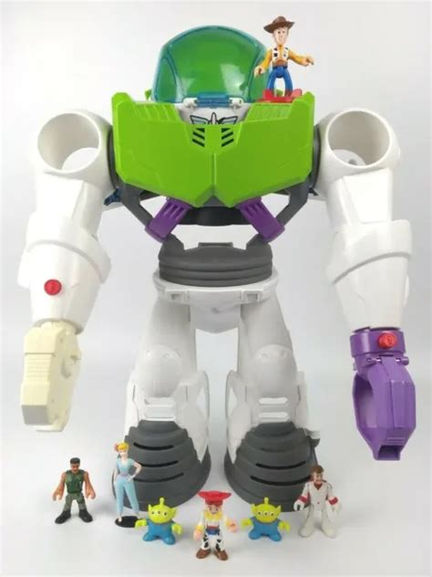 Disney Pixar Toy Story 4 Imaginext Buzz Lightyear Robot Action Toy Playset £3350 Picclick Uk