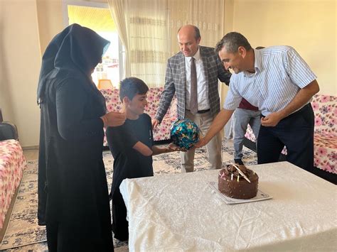 Evde Eğitim Öğrencimiz Burak Tekin in Doğumgünü Kutlandı