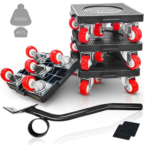 Buy 4 Pack Furniture Roller Mover With 5 Wheels Furniture Lifter