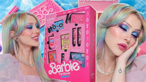 Nyx X Barbie Makeup Collection Review Youtube