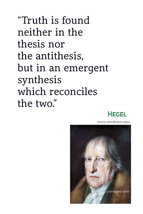 Georg Wilhelm Friedrich Hegel Quotes, Hegel Philosophy, Hegel Books Quotes, Hegel Theory, Hegel ...