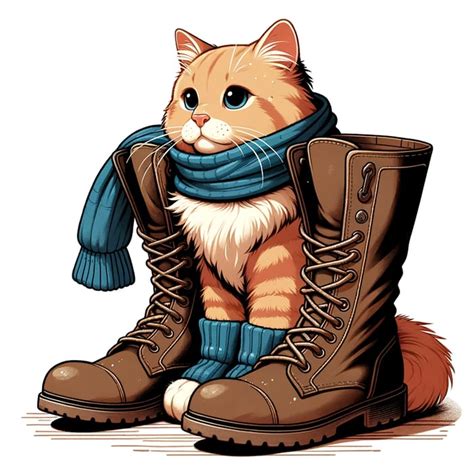 Cat in Boots Illustration | AI Art Generator | Easy-Peasy.AI