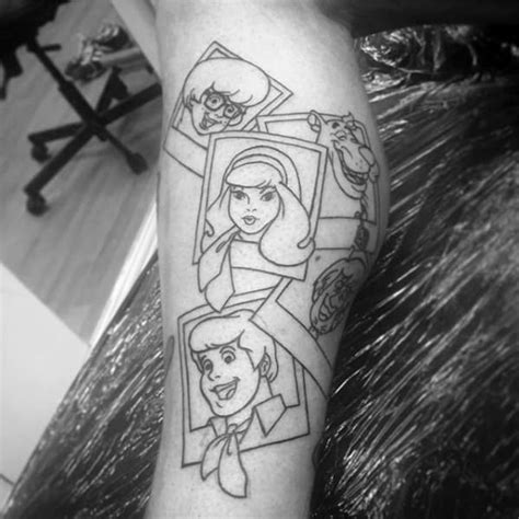 Scooby Doo Tattoo Designs For Men Cartoon Ink Ideas