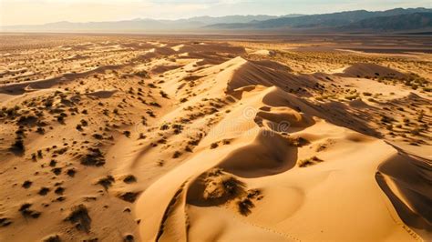 Aerial Photography Vast Expanse Of The Desert Extreme Arid Climate