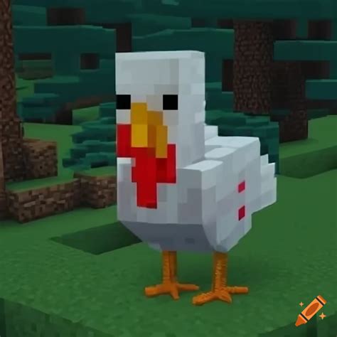 Minecraft Chicken Breeding On Craiyon