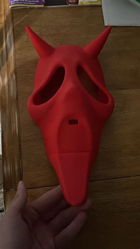 3D Printed Demon Ghostface Mask Dbd Dead by Daylight - Etsy