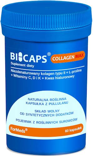 Formeds Bicaps Collagen Kolagen Max Typu Ii Prolina Witamina C D K