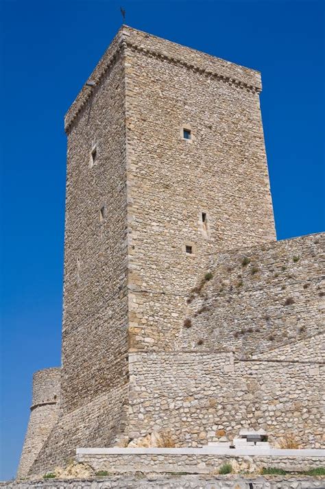 Norman Swabian Castle Of Deliceto Puglia Italy Stock Image Image Of