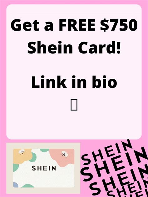 Printable Shein Gift Card