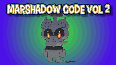 Free Pokemon Sun And Moon Marshadow Codes Part 2 Youtube