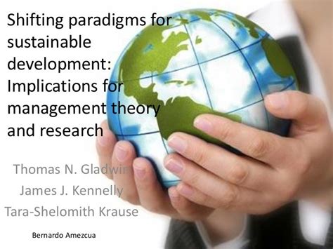 Shifting Paradigms For Sustainable Development