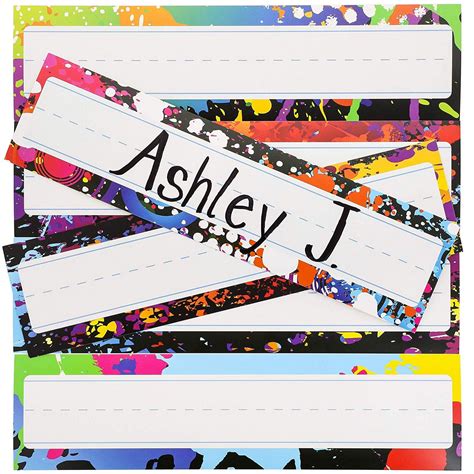 Desk Name Tag Template Word