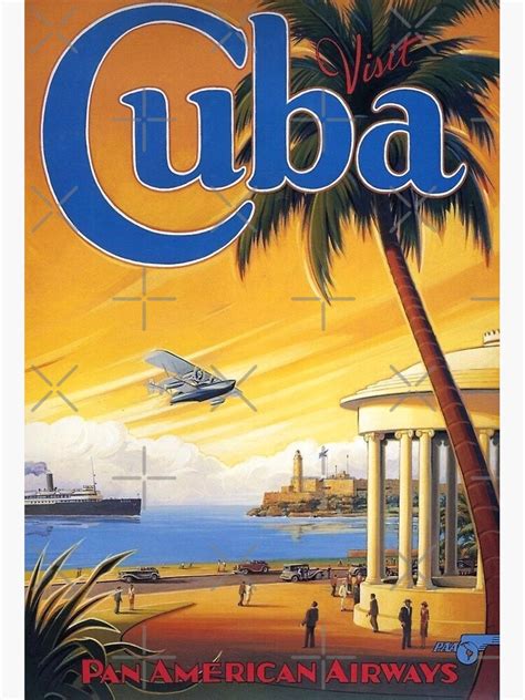 "Cuba Vintage Travel Poster | CubaTourism Poster" Poster for Sale by ...