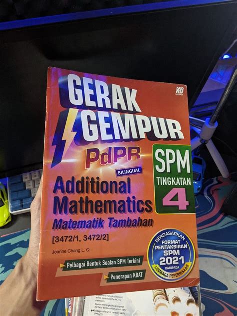 Buku Latihan Matematik Tambahan Tingkatan Spm Kssm Hobbies Toys