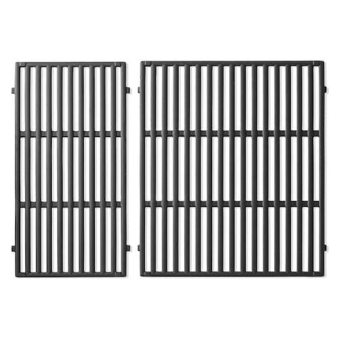 Weber Crafted Genesis 300 Series Porcelain Enameled Cast Iron Cooking Grates 2 Pack 7853 The