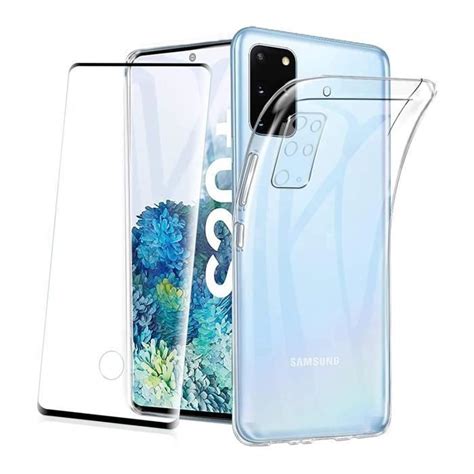 Coque Samsung Galaxy S20 Plus Verre Trempé Protection écran 9h