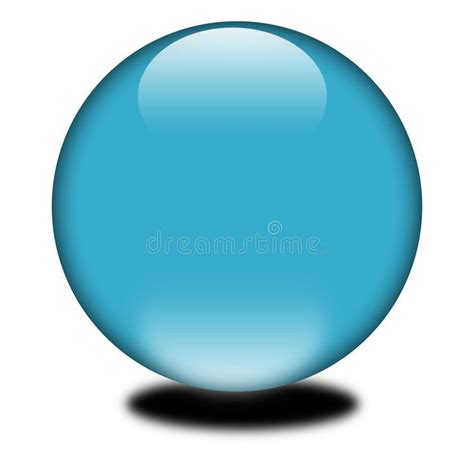 3d Blue Sphere 3d Blue Colored Sphere Eye Catching Glossy Orb For