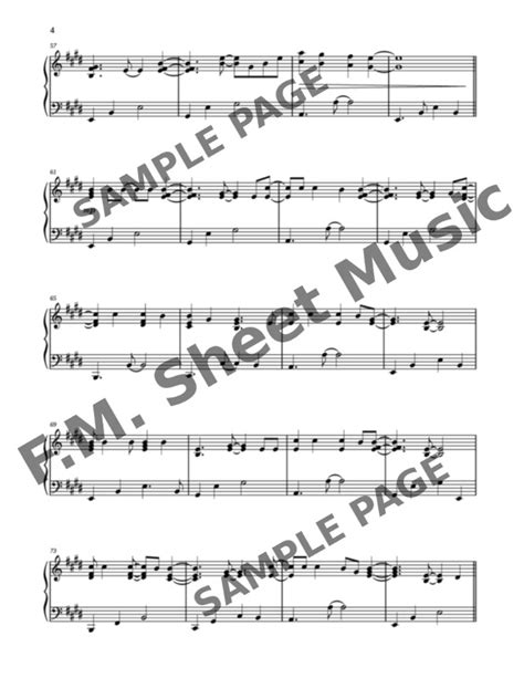 Stuck in a Moment You Can't Get Out Of (Intermediate Piano) By U2 - F.M. Sheet Music - Pop ...