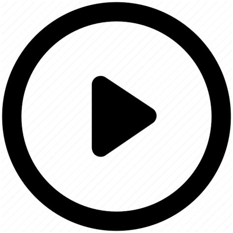 Play Button Png Black