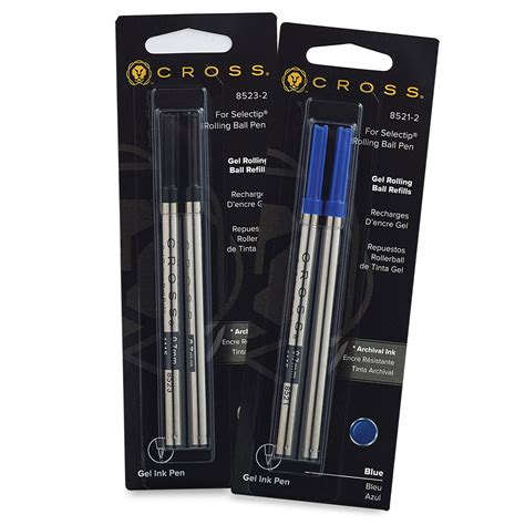 Cross Selectip Gel Rollerball Refill - Medium (Dual Pack) - Pen ...