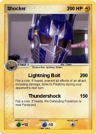 Pokémon Shocker 121 121 Lightning Bolt My Pokemon Card