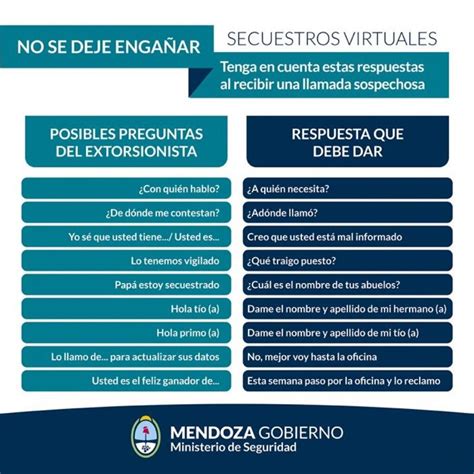 Cómo prevenir secuestros virtuales