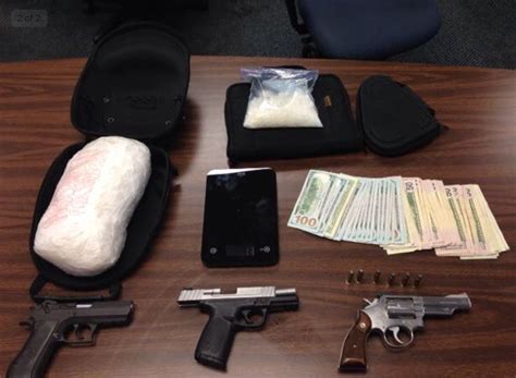 Cash Guns And 5 Pounds Of Meth Seized Man Jailed On 2 Million Bond