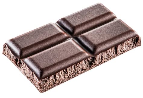 Pieces Of Chocolate Bar File Contains Clipping Paths Stock Photo