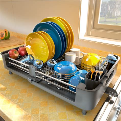 Buy Genteen Dish Drying Rack Expandable 132 197 Dish Drainers