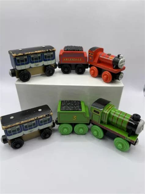 THOMAS THE TANK Engine Wooden Brio Trains Bundle Mike Henry Stephen’s ...