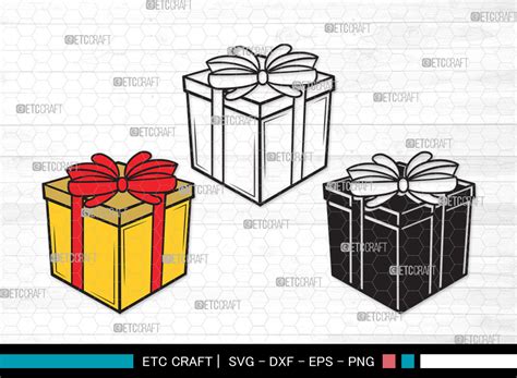 Gift Box SVG | Box Svg | Christmas Gift Graphic by Pixel Elites ...