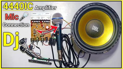 Ic Amplifier Board Me Mic Connection Ic Amplifier Mic