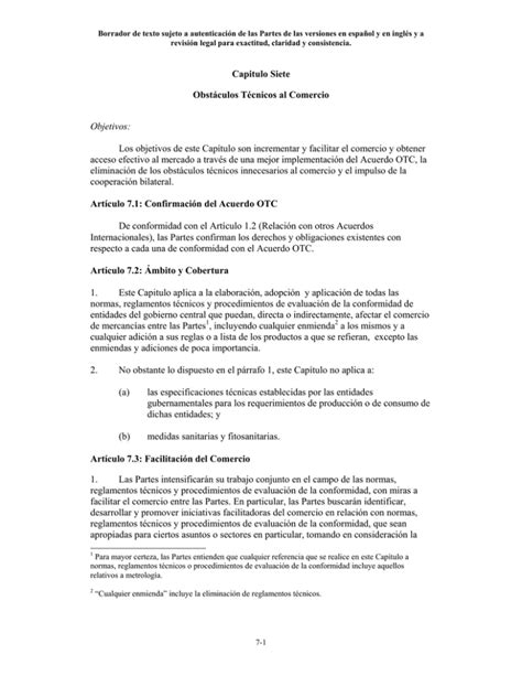 Borrador de texto sujeto a autenticación de las Partes de revisión