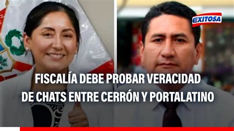 Presuntos chats entre Vladimir Cerrón y Kelly Portalatino Se debe