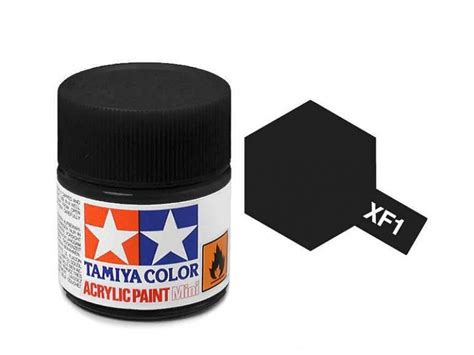 Tamiya Acrylic Mini Xf Flat Black Ml Jar Tam Tamiya