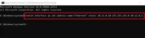 How To Set Static Ip On Windows Os With Only One Line Command Roosho