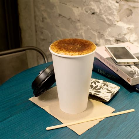 16oz White Poly Paper Hot Cup 1000 Case Distribution Of The West