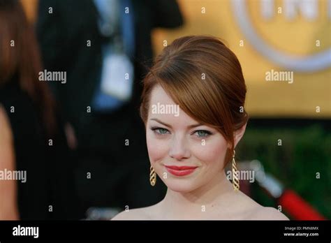 Emma Stone At The 18th Annual Screen Actors Guild Awards Arrivals Held