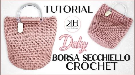 Tutorial Borsa A Secchiello Facilissima Punto Canestro In Costa