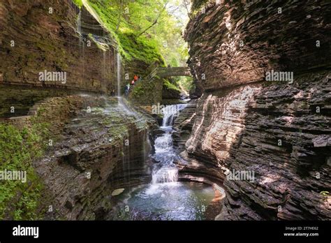 Watkins Glen State Park In The Finger Lakes Region Of New York State